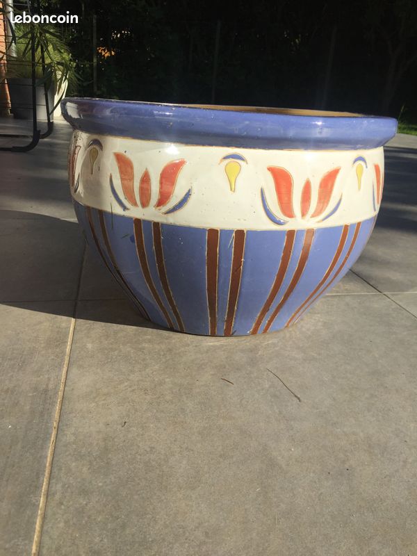 Grand pot artisanal pour plantes (image 1)