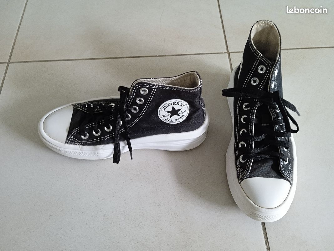 Converses compensées femme modèle chuck taylor all star taille 39