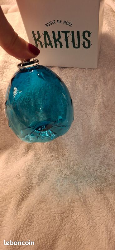 Boule De Noël En Verre Soufflé – Meisenthal – Modèle Kaktus – Déco De Fête