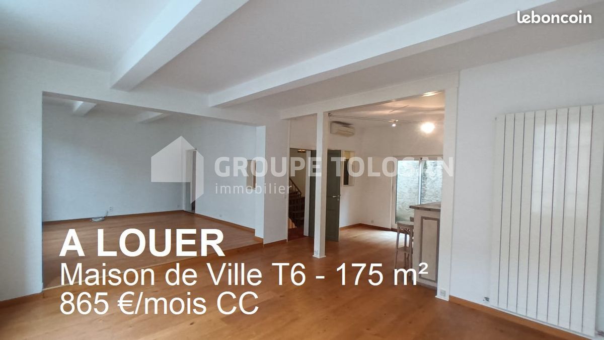 Maison 6 pièces 175 m² · à Revel · 175 m² · 865 €/mois