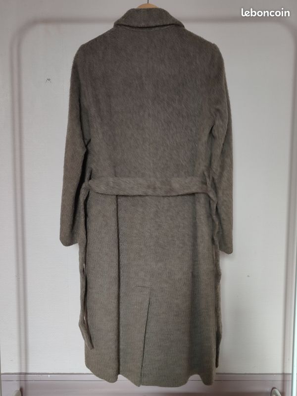 Manteau long EKLE en laine (image 2)