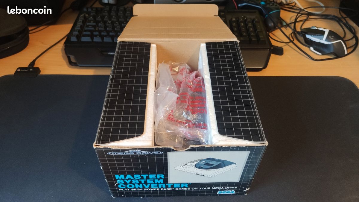 SEGA Master System Adapter Converter ohne Klappe für den Mega Drive / Genesis 1