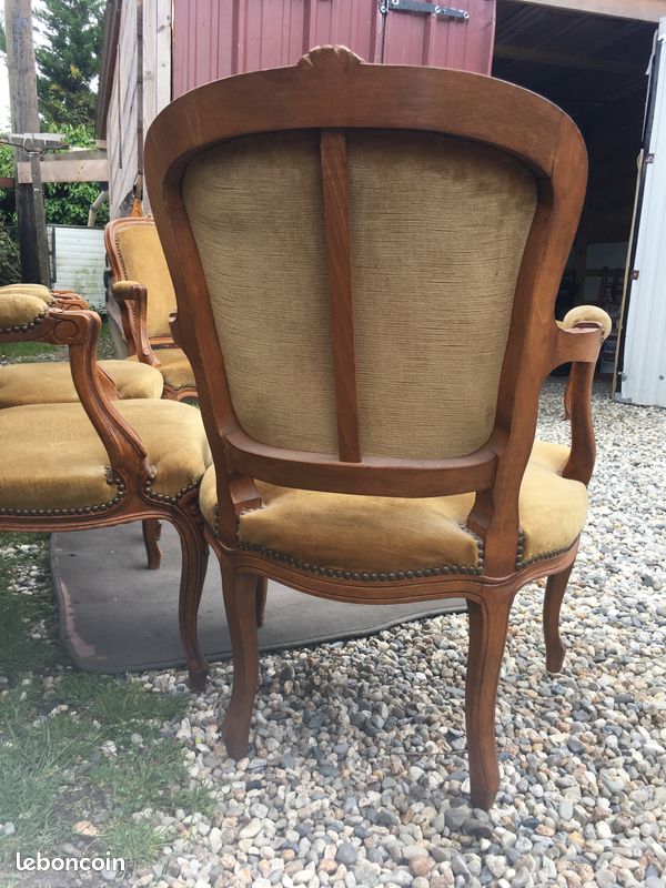 Fauteuils cabriolets louis 15 (image 3)