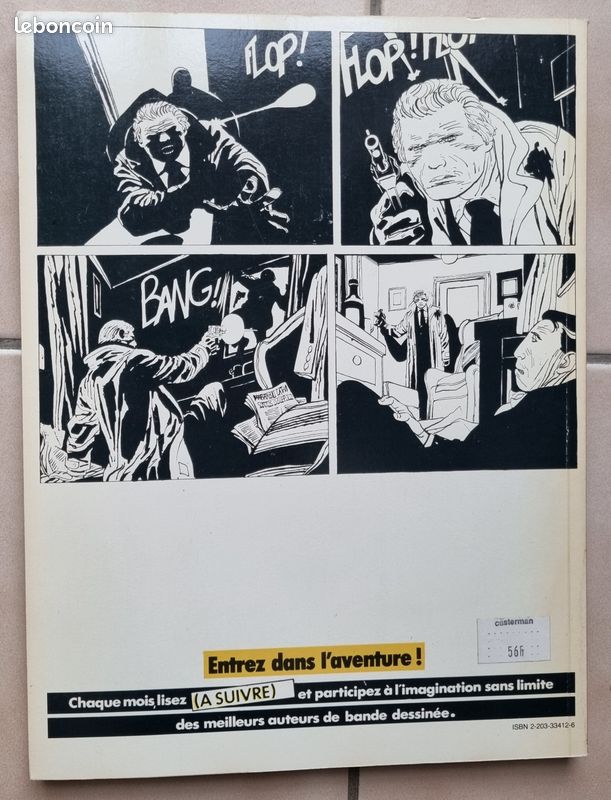 BD ALACK SINNER. FLIC OU PRIVE (1ère édition) (image 2)