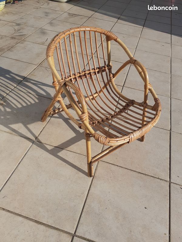 Fauteuils rotin et chaises enfant (image 1)