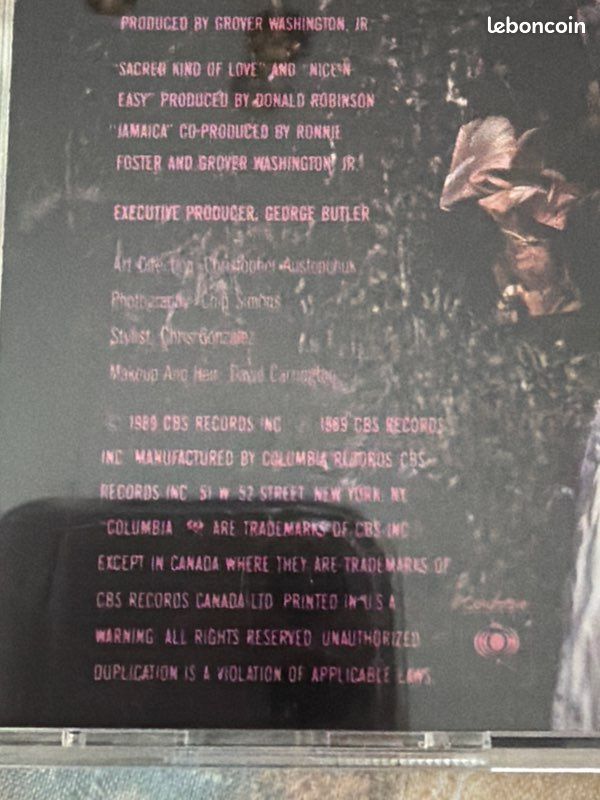 Cd grover washington jr 1989 (image 3)