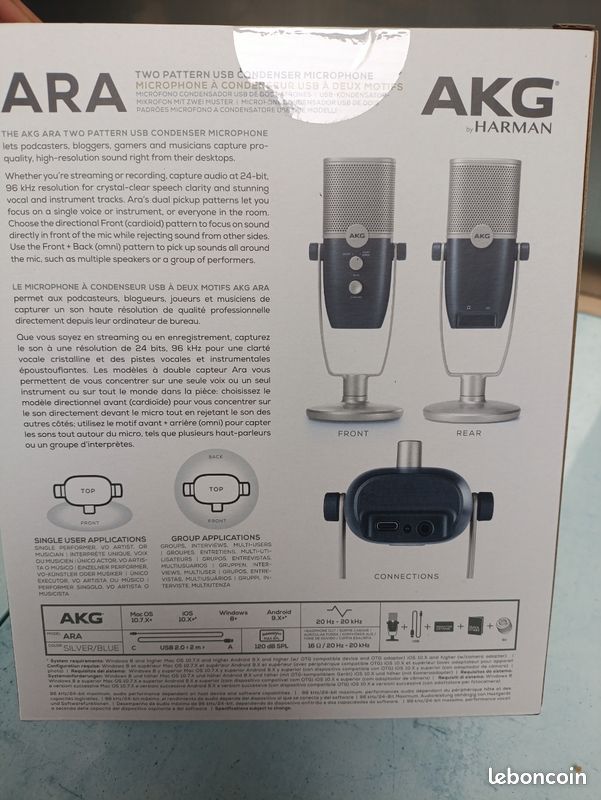 Micro AKG ARA Neuf, haute qualité (image 2)