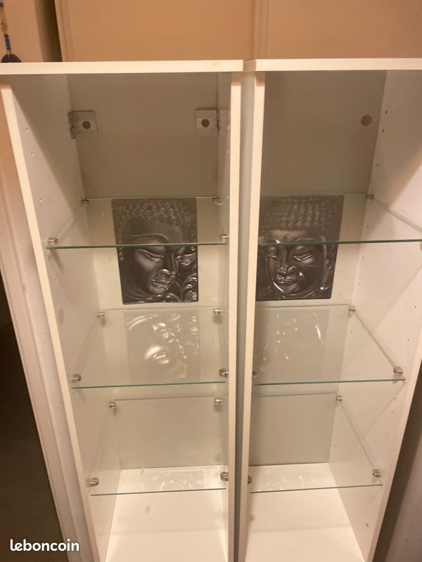 Meuble de salle de bain blanc (image 4)