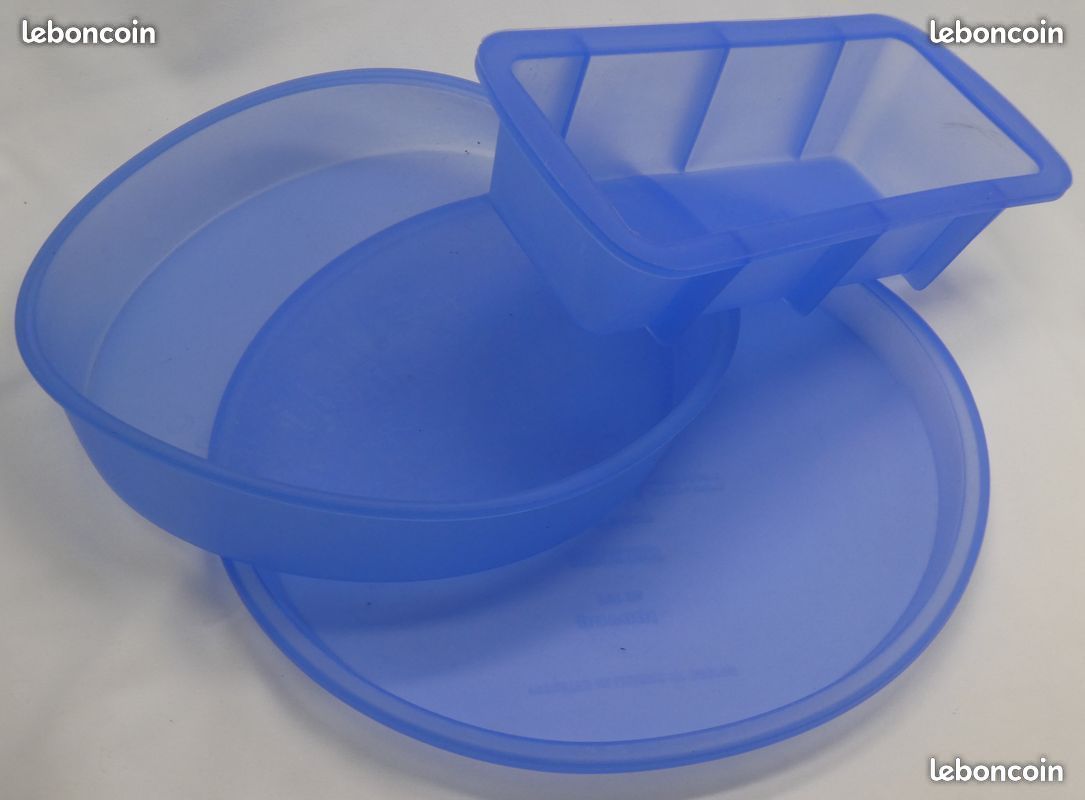 🟣🟢 Lot de 3 moules en silicone MADE IN ITALY (image 1)