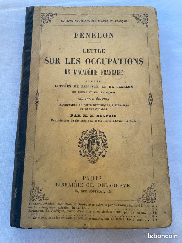 Fénelon - Sur les Occupations (image 1)