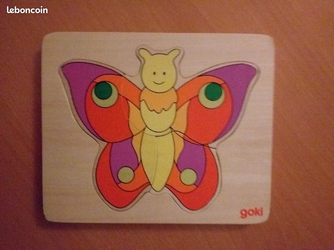 Puzzle Papillons en bois (image 1)