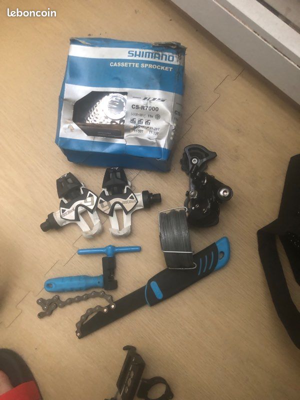 Lot NOS Housses De Support Shimano 105 Pour BL-1052 - Gauche & Droite Blanc