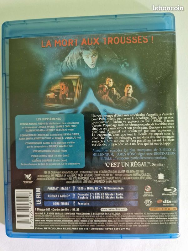 Destination Finale Bluray Thriller Surnaturel 2000 (image 3)