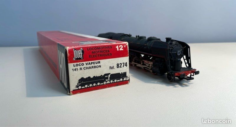 Lot De Trains Miniatures JOUEF HO : Loco Vapeur 141 R + CC40101 + Rails