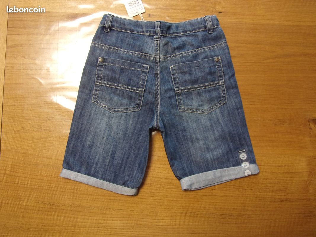 Short / Bermuda en jean Stone Orchestra Garçon 12 Ans = 152 cm NEUF avec étiquettes (image 4)
