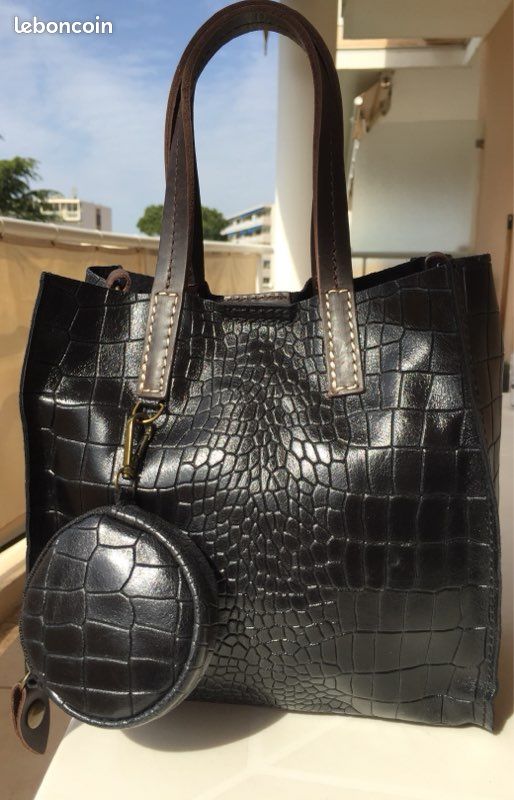 Marron Foncé Sac Ã Main Marron Cuir Sac Porté épaule En Cuir