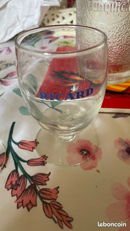 Lot de 4 verres ballon Ricard bleu (image 3)