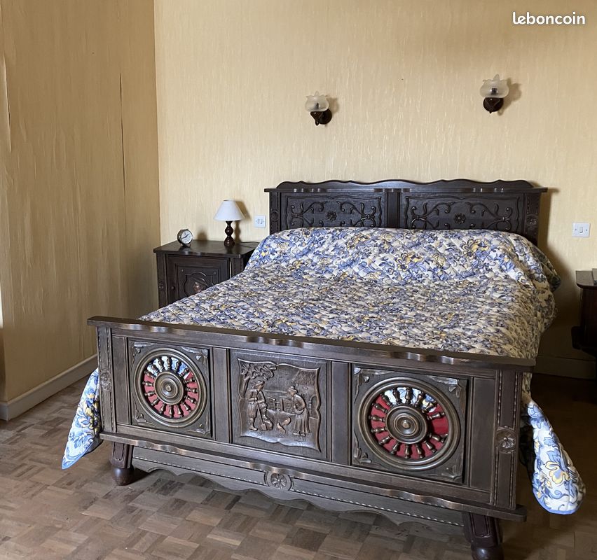 Chambre à coucher complète style breton (image 1)