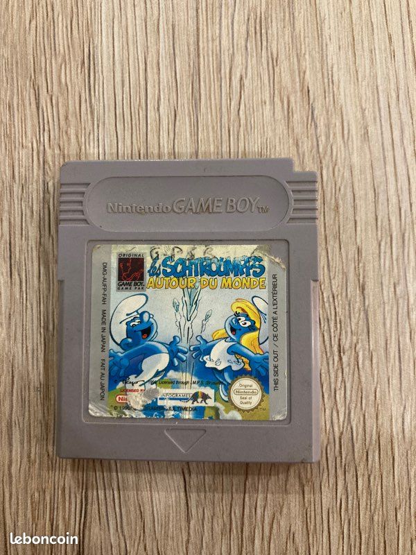 Notice Game Boy: Les Schtroumpfs Autour Du Monde - Livret D'instructions