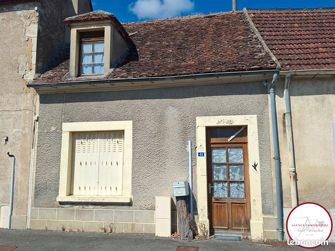 Maison 3 pièces 56 m² · à Charenton-du-Cher · 56 m² · 19 000 €