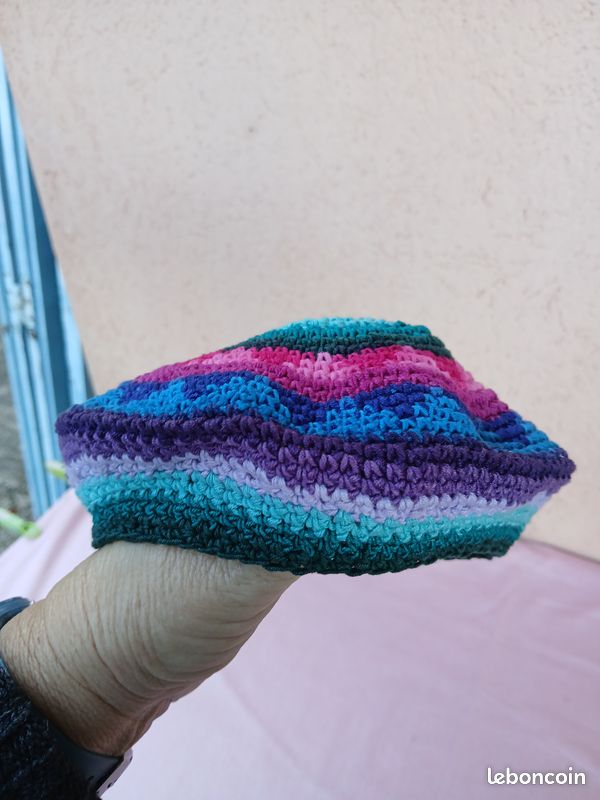 Béret enfant multicolore (image 4)