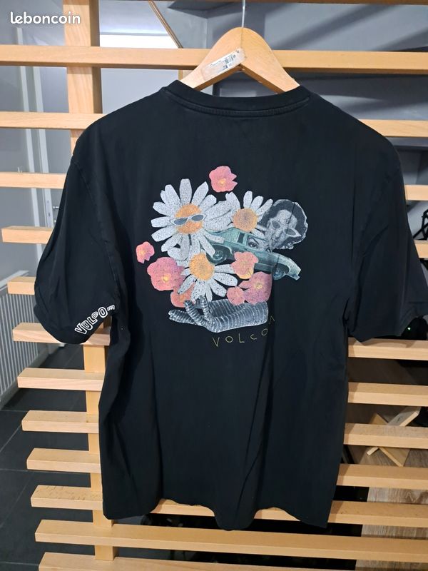 T-shirt Femme Volcom Occasion - Taille S - Violet - Très Bon état
