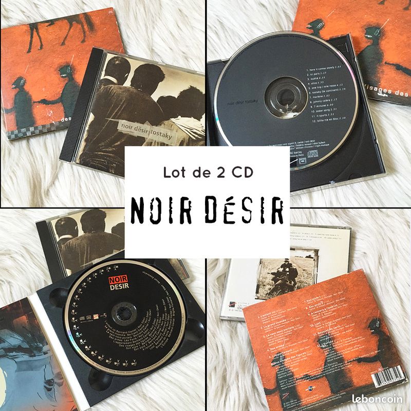 Lot de 2 CD de NOIR DESIR (image 1)