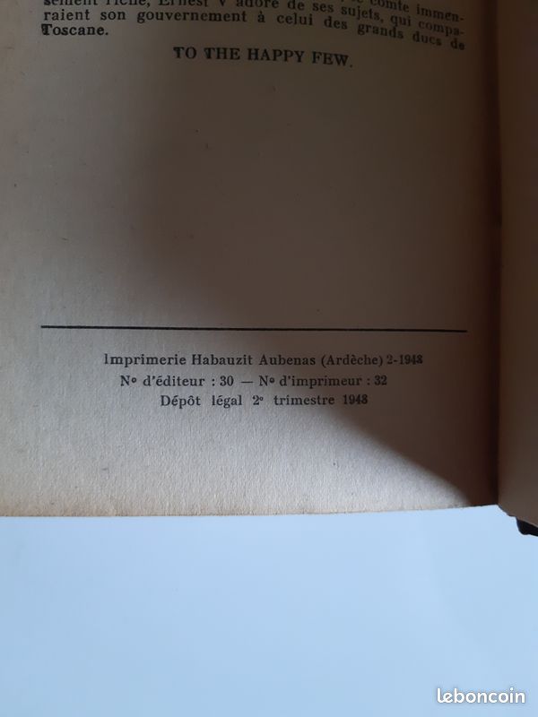 La chartreuse de parme - Collection - Edition 1948 (image 3)