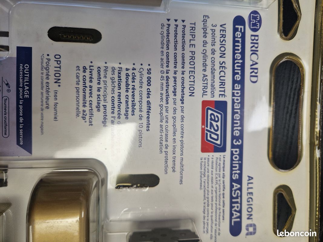 Serrure Bricard 3 Points Serie 70