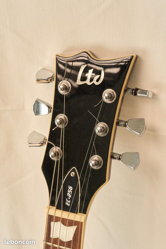 Guitare électrique ESP LTD EC-256 Vintage Gold + sangle (image 3)