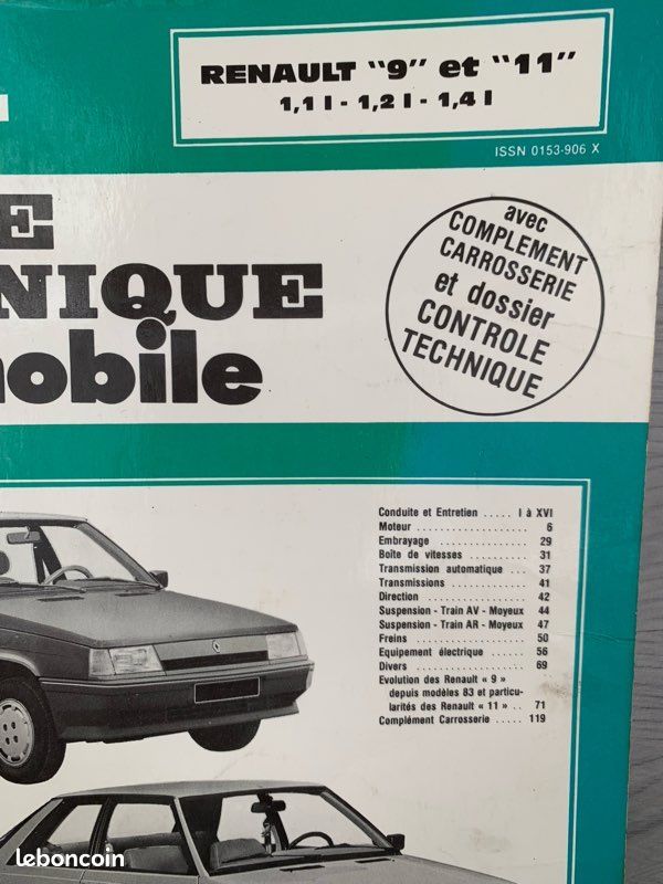 Revue technique de Renault 9/11 (1100/1300 (image 2)