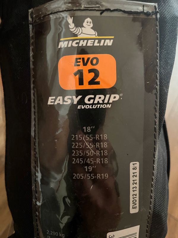 Easy Grip Evo 12 Chaînes à neige Michelin neuves - Équipement auto