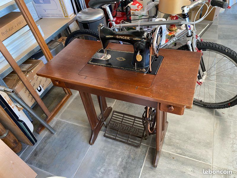 Machine à coudre singer ancienne (image 1)