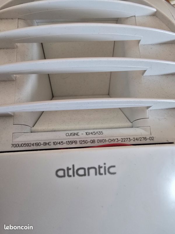 Bouche VMC Hygroréglable Atlantic Pour Cuisine – Neuve, Débit Variable