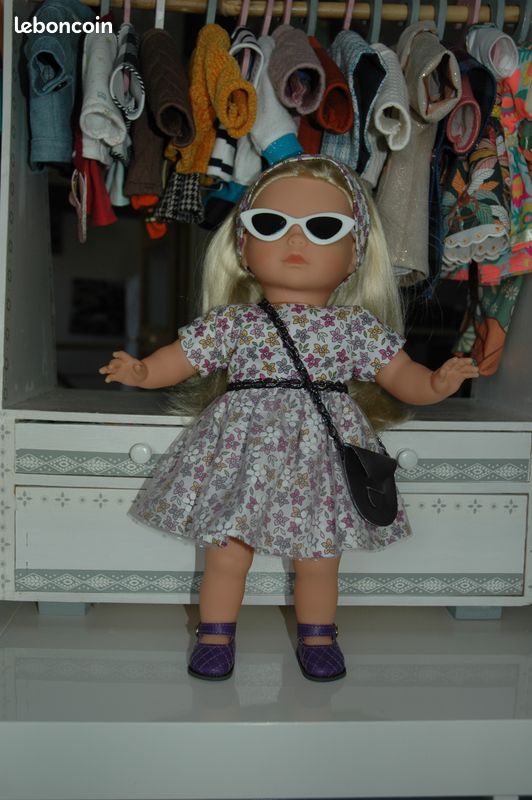 Set De Vêtements Pour Poupée – Couronne, Manches Courtes, Tutu – Taille 35-45 Cm – Confortable Et Sans Toxines – Cadeau Enfant