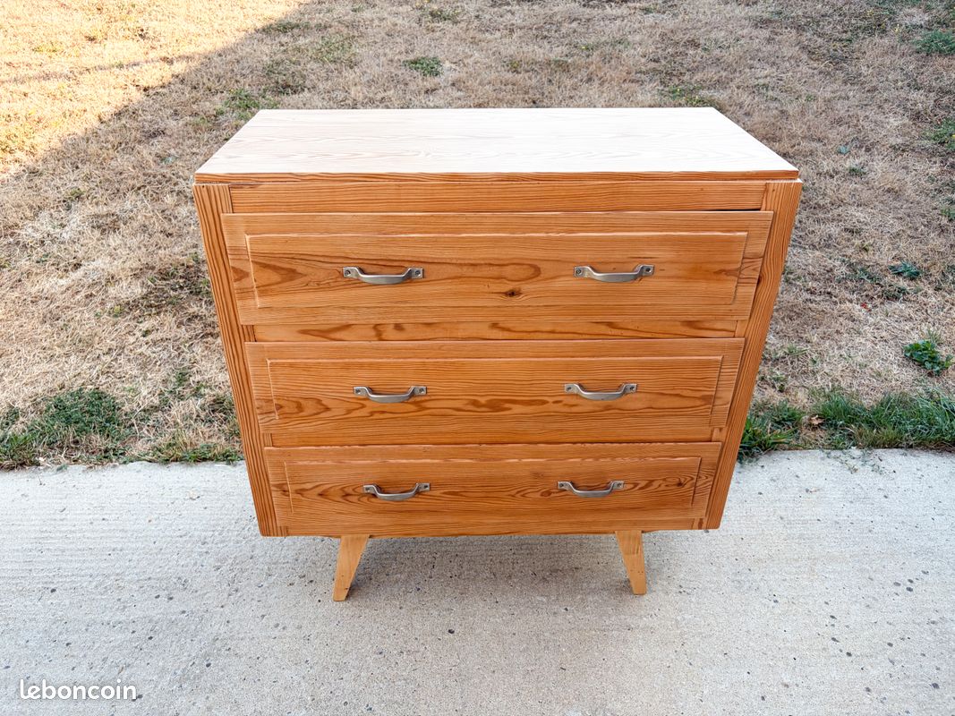Commode pieds compas des années 50' (image 3)