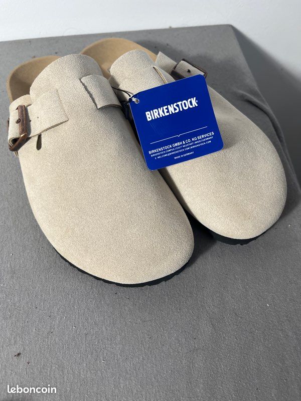 Sabot Birkenstock, Boston, taille 42 beige (image 2)