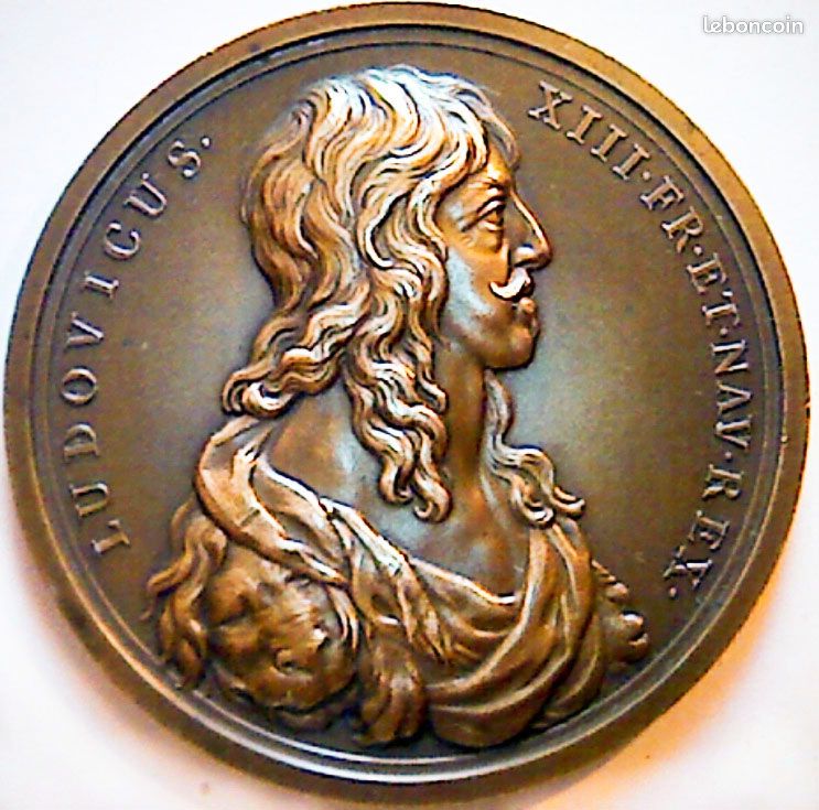 Médaille En Bronze Louis XIII - Le Jardin Du Roy - Collection Française