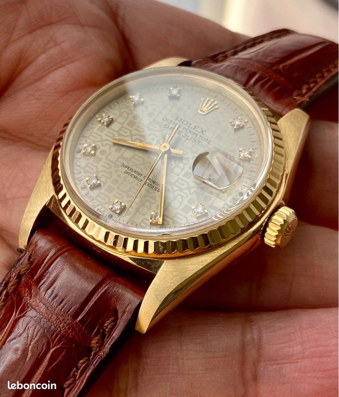 Rare : Rolex 16018 anniversary dial and diamonds circa 83 (image 5)