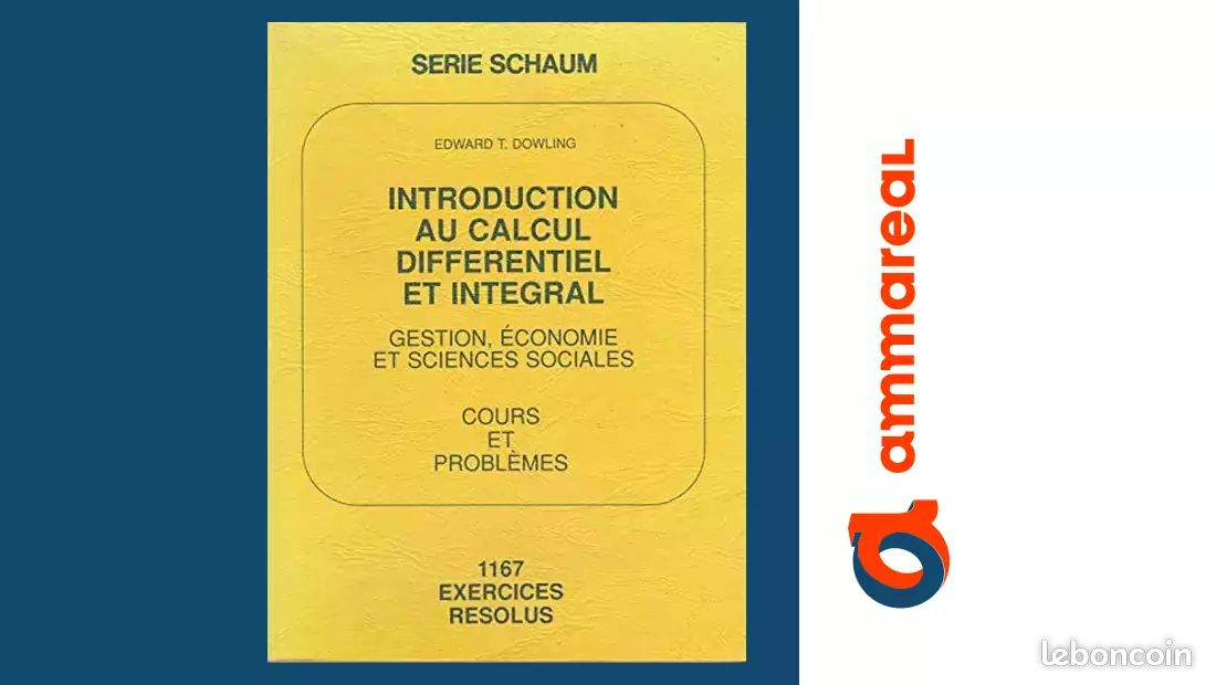 Introduction au calcul differentiel et intégral : gestion, économie et sciences sociales : cour... (image 1)