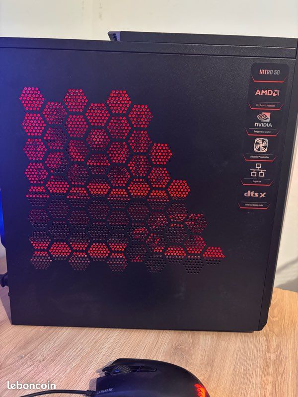 Pc gamer + écran + clavier souris (image 3)