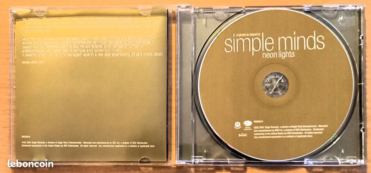 CD - Simple Minds "Neon lights" (image 3)