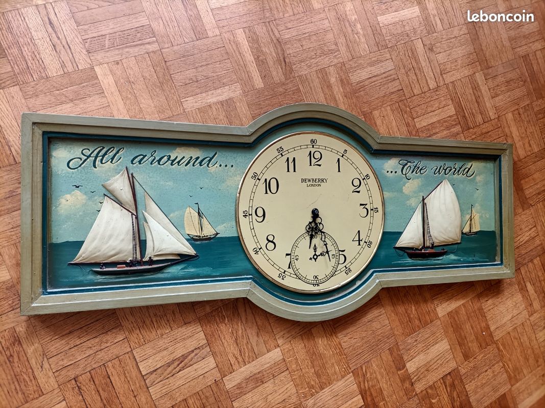 Vintage Country Corner avec horloge All Around the World , Ref. EHGE - Décoration