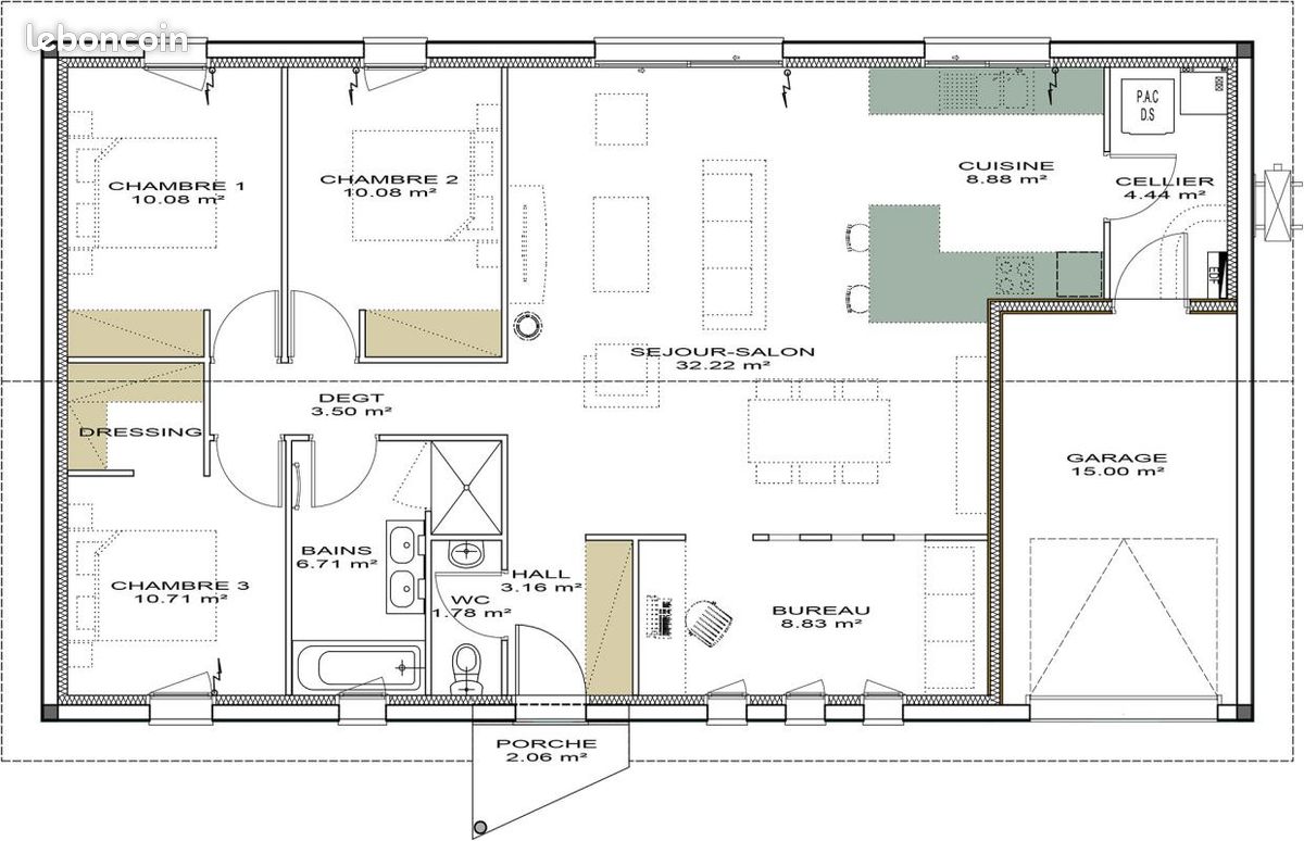 Maison 5 pièces 100 m² - Ventes immobilières