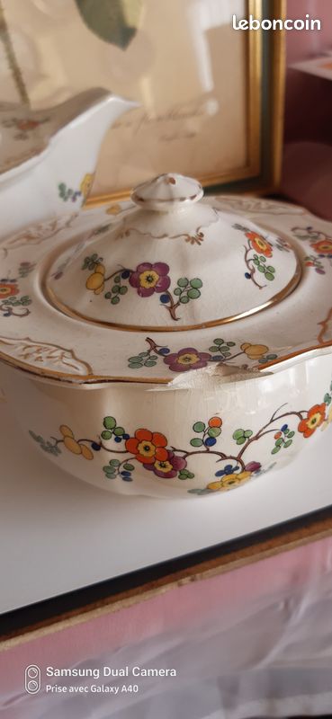 Service à thé/café en porcelaine anglaise (image 6)