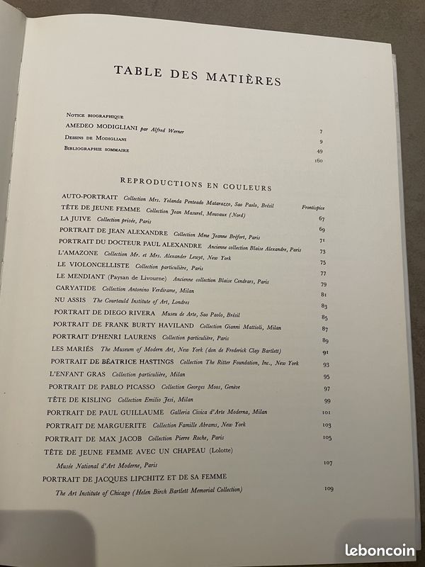 Livre sur Modigliani (image 3)