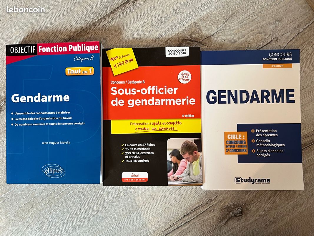 Livres gendarme gendarmerie concours (image 1)
