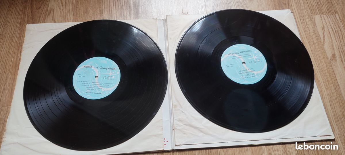 2 vinyles 33tr contes et rondes enfantines (image 5)