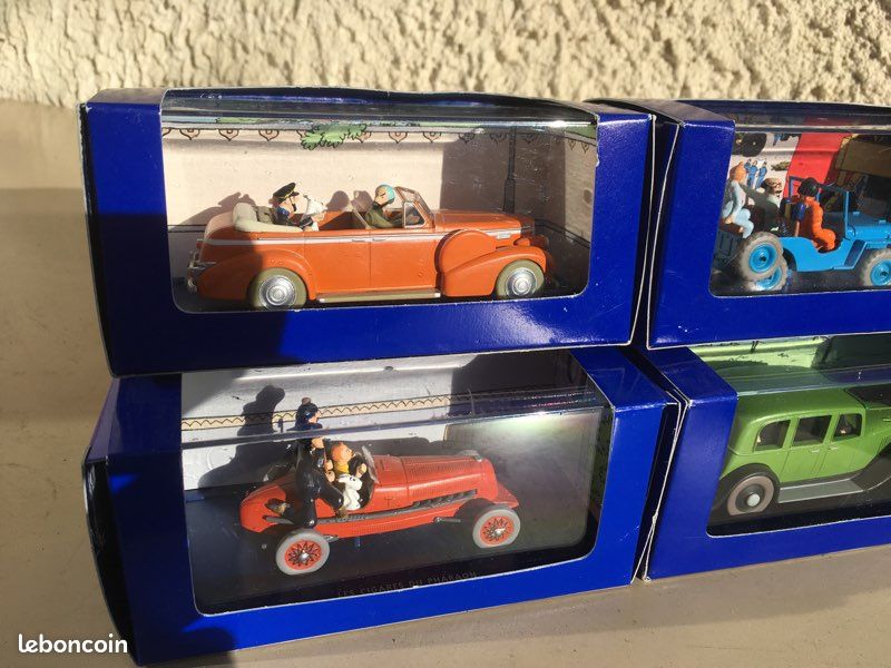 4 voitures de Tintin neuves 1/43 (image 3)