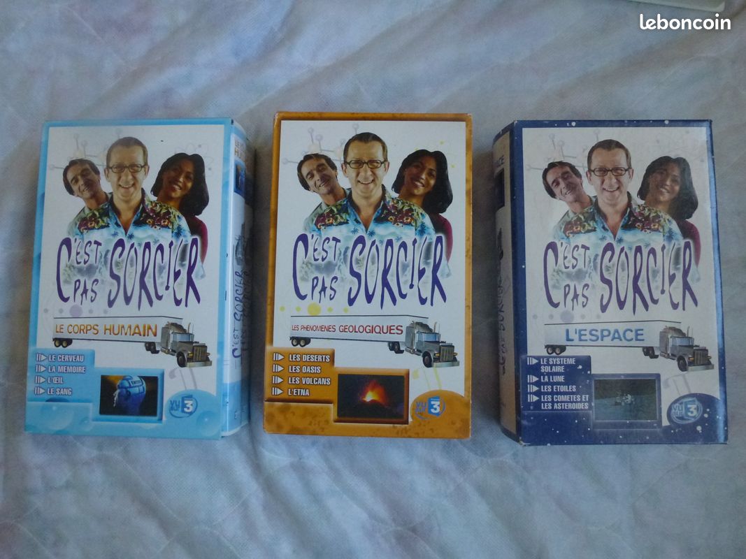 Lot de 6 cassettes vidéos C'est pas sorcier (image 1)